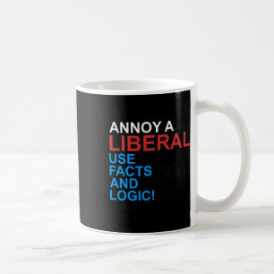 Taza De Café Antiliberal Molesta a un republicano liberal conse