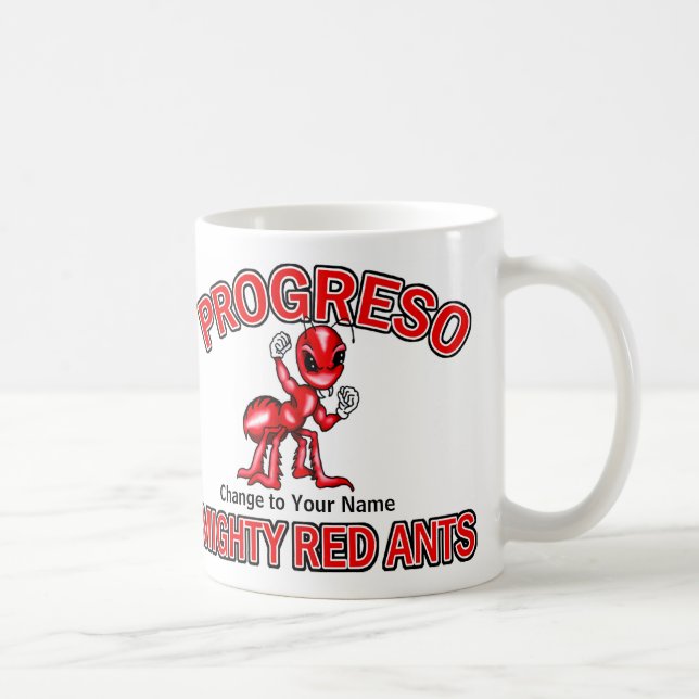 Taza De Café Antillas Rojas Progreso (Derecha)