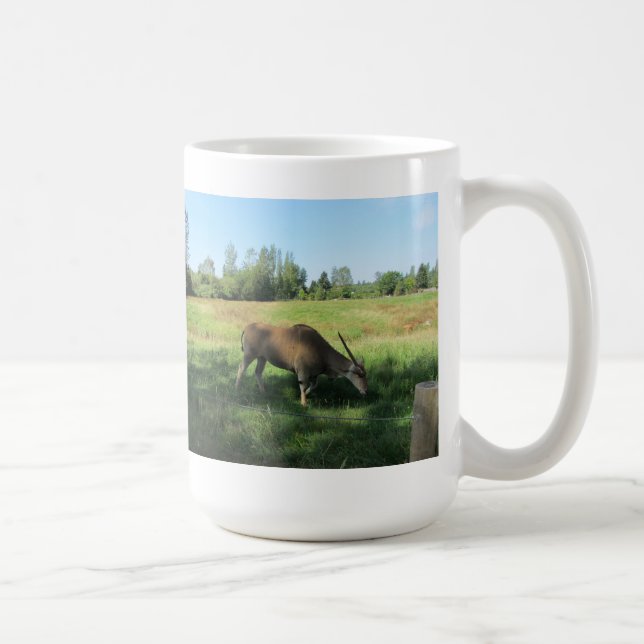 Taza De Café Antílope pastando (Derecha)
