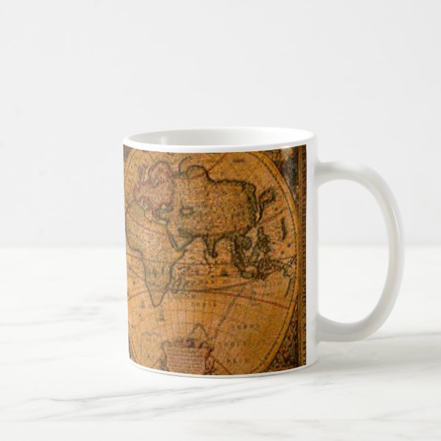 Taza De Café ANTIQUE MAP Mug (Derecha)