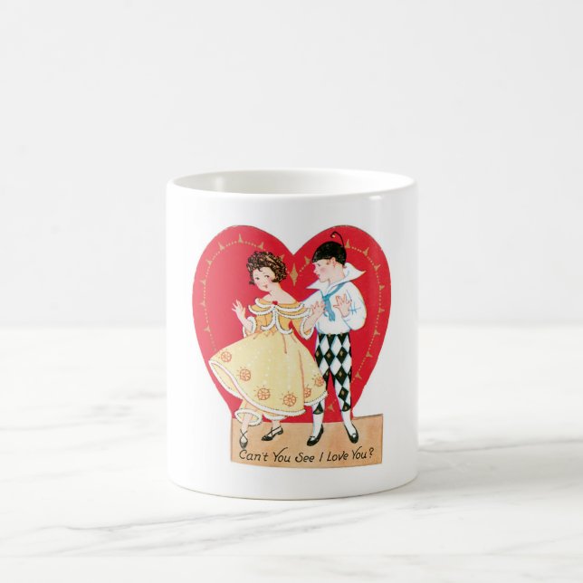 Taza De Café Antique Valentine (Centro)
