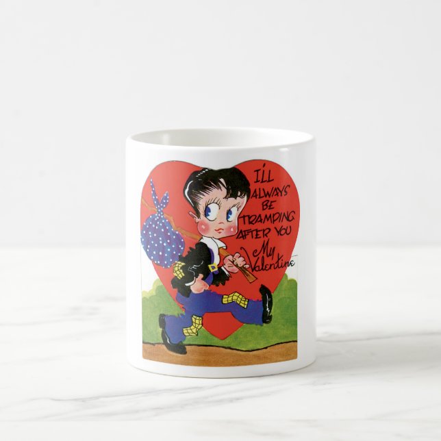 Taza De Café Antique Valentine (Centro)
