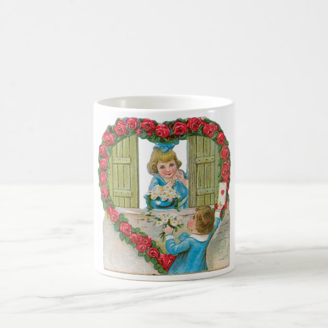 Taza De Café Antique Valentine (Centro)