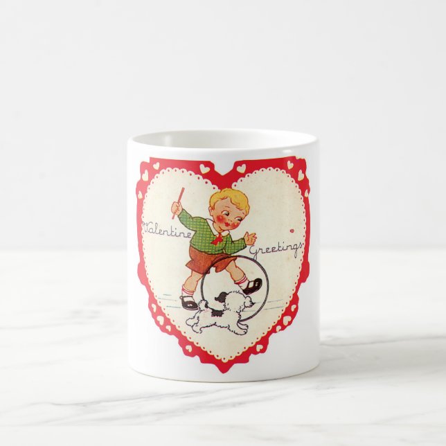 Taza De Café Antique Valentine (Centro)