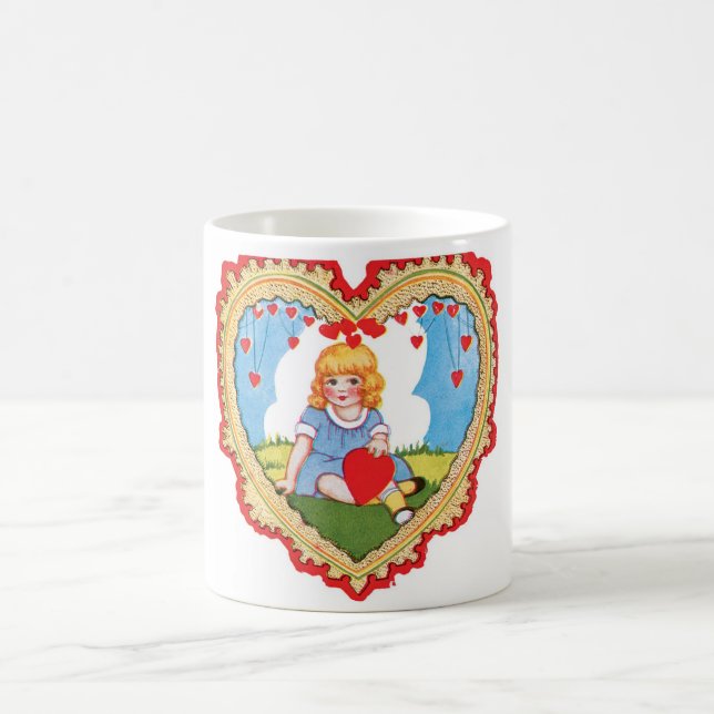 Taza De Café Antique Valentine (Centro)
