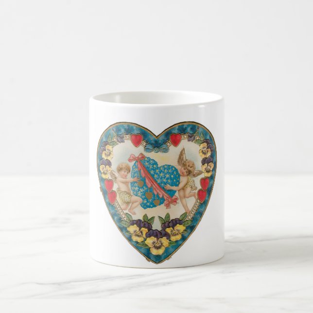 Taza De Café Antique Valentine (Centro)