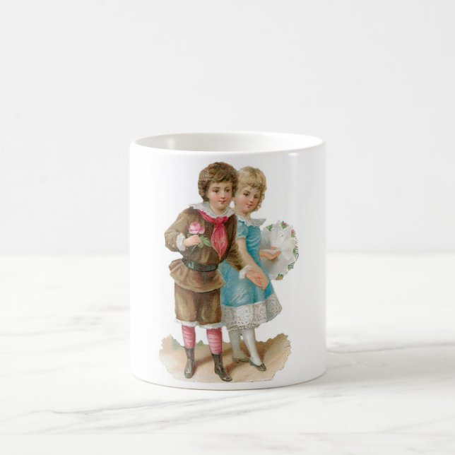 Taza De Café Antique Valentine (Centro)