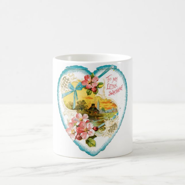 Taza De Café Antique Valentine (Centro)