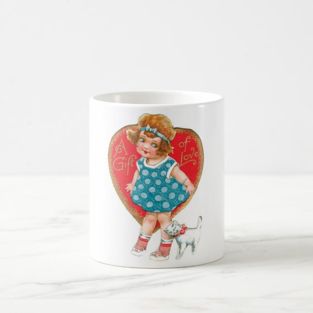 Taza De Café Antique Valentine (Centro)