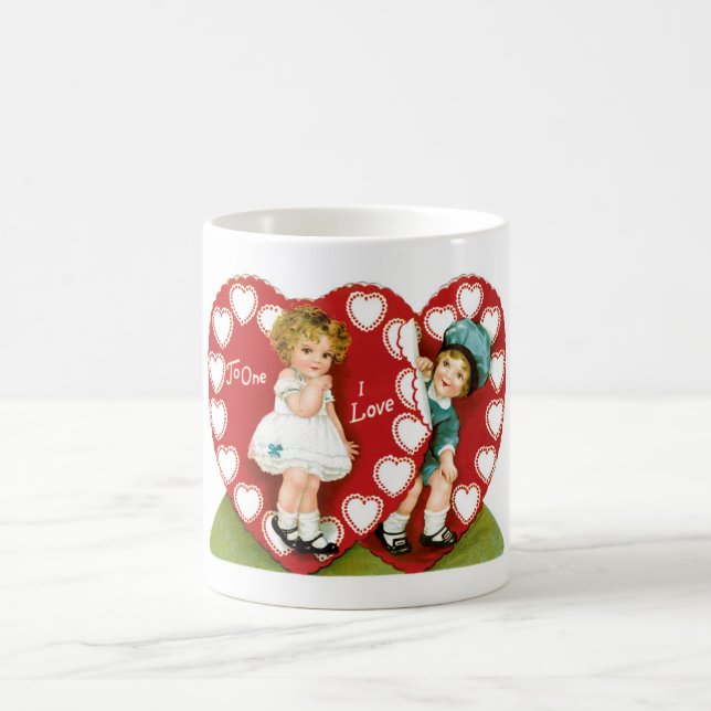 Taza De Café Antique Valentine (Centro)