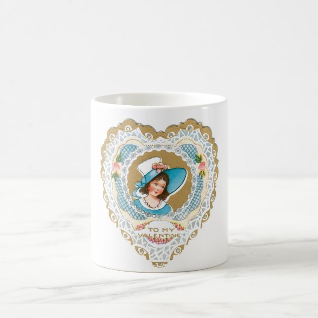 Taza De Café Antique Valentine (Centro)