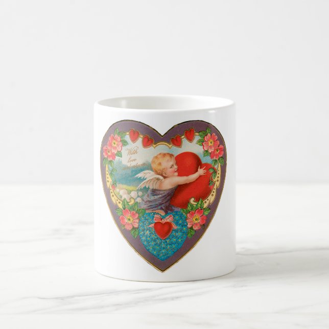 Taza De Café Antique Valentine (Centro)