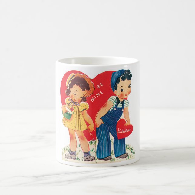Taza De Café Antique Valentine (Centro)