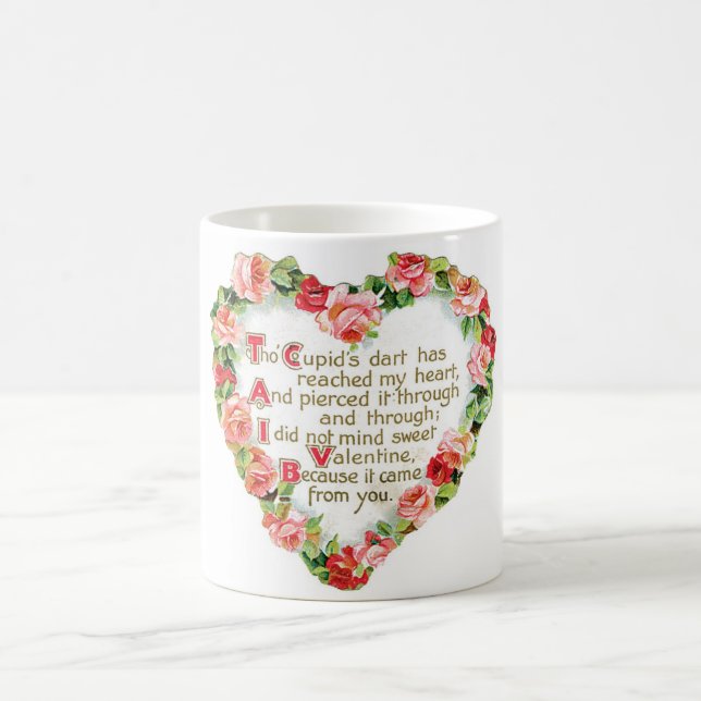 Taza De Café Antique Valentine (Centro)