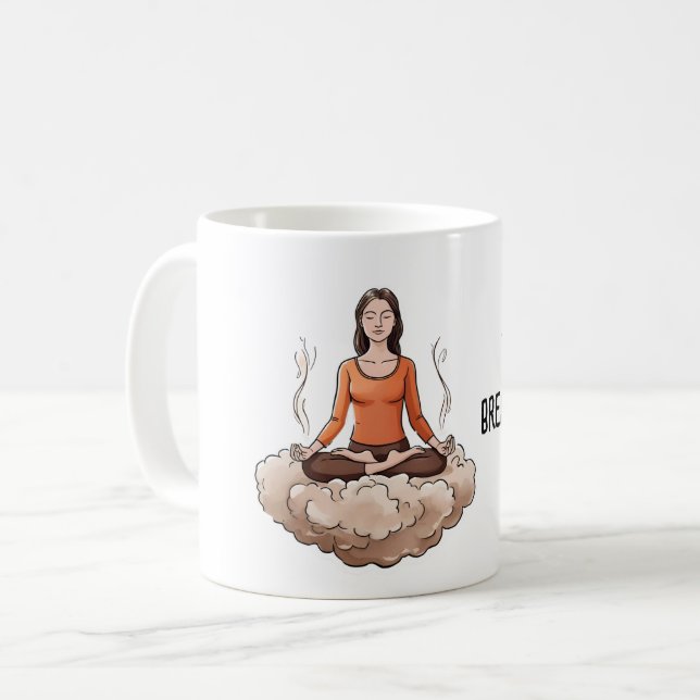 Taza De Café ANTISTRESS Breathe, drink coffee, and move on (Anverso izquierdo)