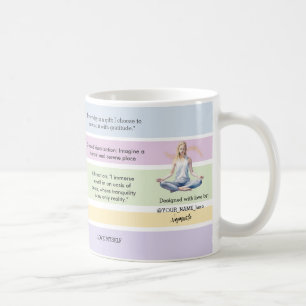 Taza De Café AntiStress Serene Meditation Yoga Chakras relax