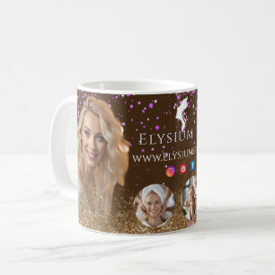 Taza De Café ANTISTRESS Terracotta Gold Spa Beauty social media