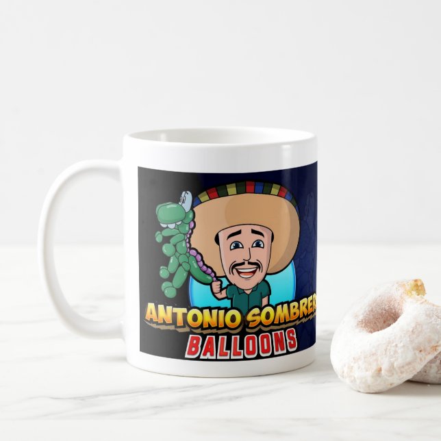 Taza De Café ¡Antonio Sombrero Classic Size Mug! (Con donut)