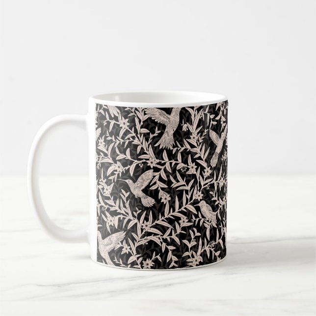 Taza De Café Antracita capilar de colibrí (Izquierda)