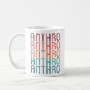 Taza De Café Antropología repetida antropólogo Antropología