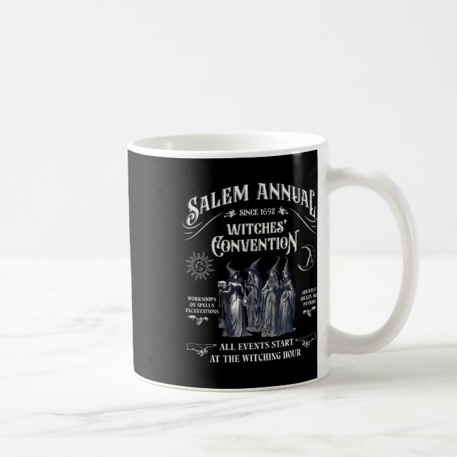 Taza De Café Anual desde 1692 Convención de Brujas Hallowe (Derecha)