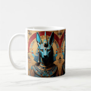 Taza De Café Anubis Dios yacal o hombre egipcio