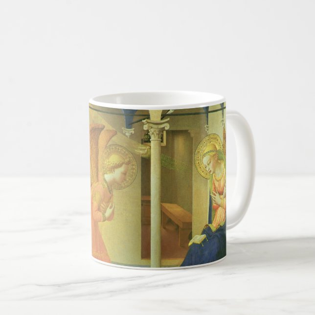 Taza De Café Anunciación del Prado por Fra Angelico (Anverso derecho)