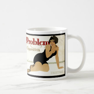 Taza De Café Anuncio de cigarrillo problemático
