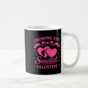 Taza De Café Anuncio de Embarazo Creciendo El Valentín Más Dulc