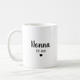 Taza De Café Anuncio de Embarazo de la Nonna Abuela Revelación