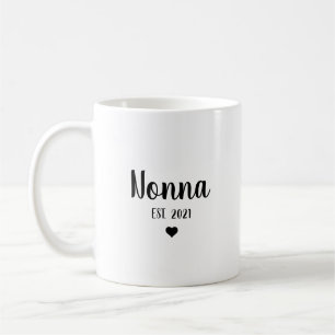 Taza De Café Anuncio de Embarazo de la Nonna Abuela Revelación