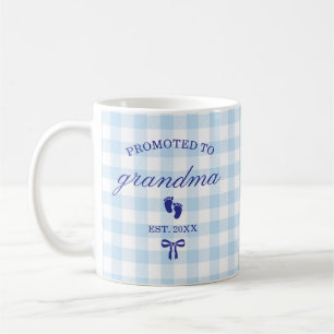 Taza De Café Anuncio de Embarazo Personalizado Ascendido a Abue
