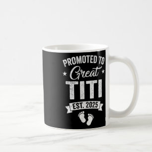 Taza De Café Anuncio De Embarazo Promovido A Gran Titi Est 2025