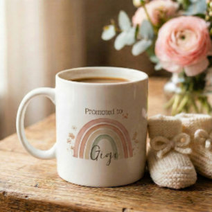Taza De Café Anuncio de Embarazo Regalo Gigi