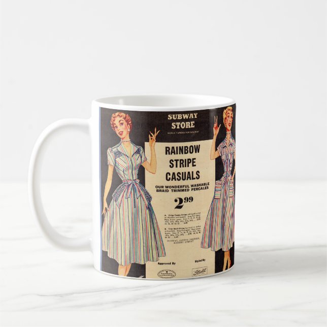 Taza De Café Anuncio de la tienda de subterráneos de Gimbels 19 (Izquierda)