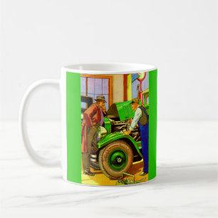 Taza De Café Anuncio de llantas balloon Kelly Springfield de 19