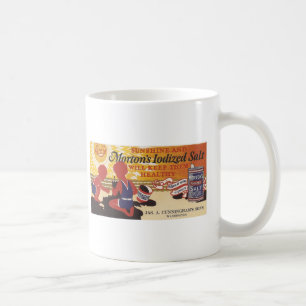 Taza De Café Anuncio de Sal Yodada Morton