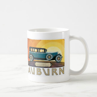 Taza De Café Anuncio de Sunburst de Auburn Motors