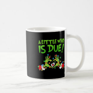 Taza De Café Anuncio divertido de embarazo en Navidad nueva mam