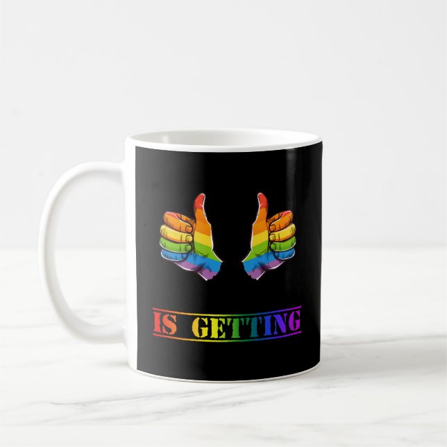 Taza De Café Anuncio divertido de preboda (Izquierda)