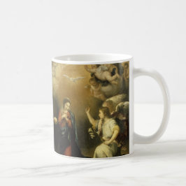 Taza De Café Anuncio Mary y Archangel Gabriel Bella Artes
