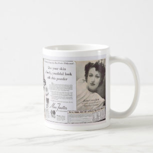 Taza De Café Anuncio máximo del factor de Joan Crawford