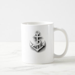 Taza De Café Anuncio náutico elegante