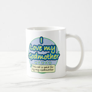 Taza De Café Anuncio pagado por mi azul de la madrina