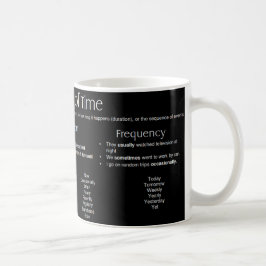 Taza De Café Anuncios de tiempo - Palabras