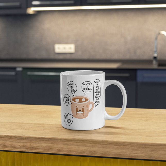 Taza De Café ANXIETEA White 11oz Ceramic Mug (Subido por el creador)