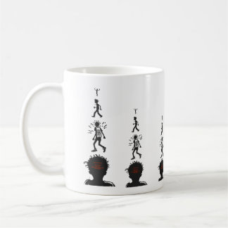 Taza De Café "Anywhere" Figura de crecimiento abstracto Art Tee