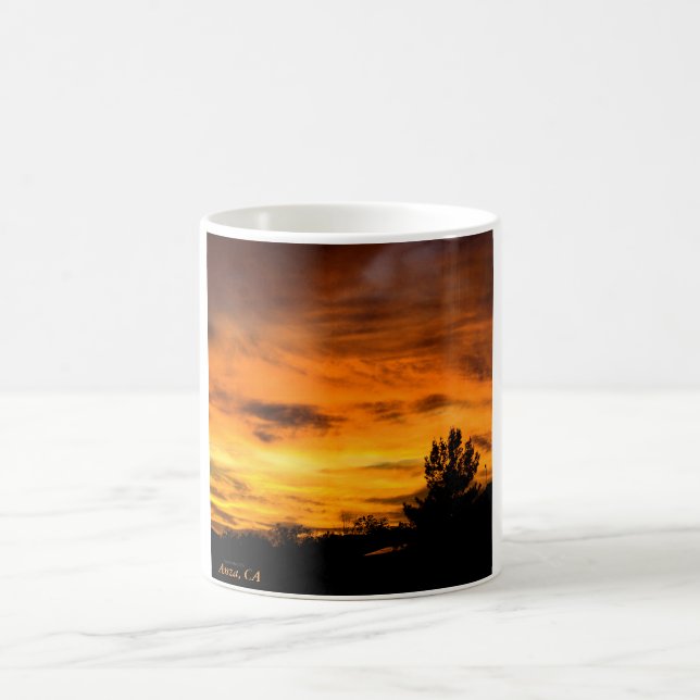 Taza De Café Anza, CA Sunset Coffee Mug (Centro)