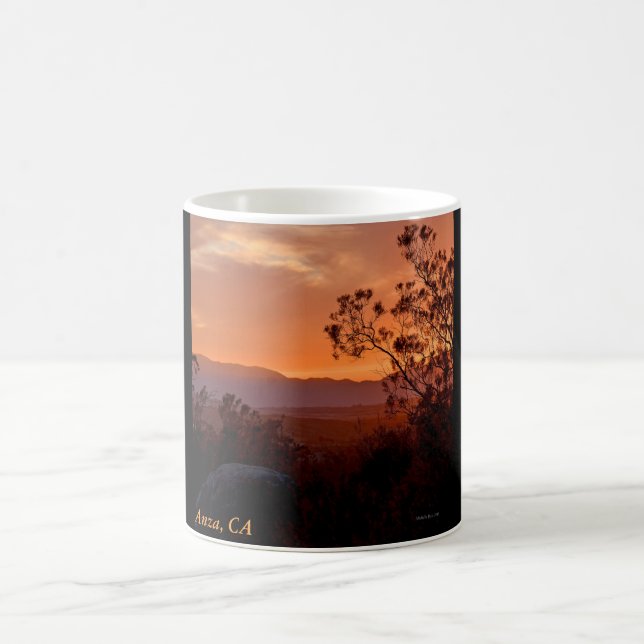 Taza De Café Anza, CA Sunset Coffee Mug (Centro)