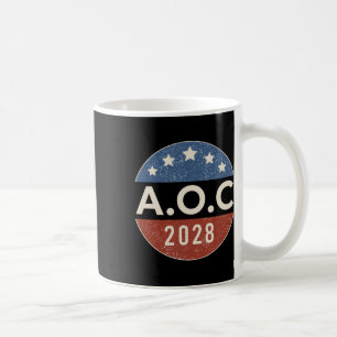 Taza De Café Aoc Alexandria Ocasio Cortez 2028 Para Presidente 